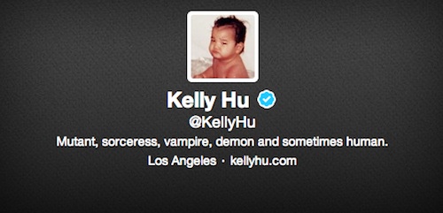 Twitter de Kelly Hu